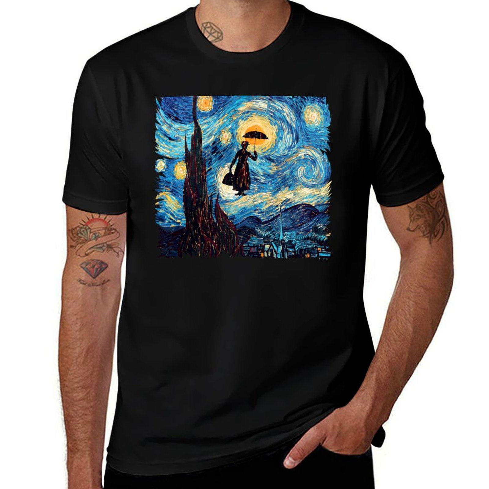 Outdoor Sports Umbrella - T-shirt Peinture à l'huile La Dame