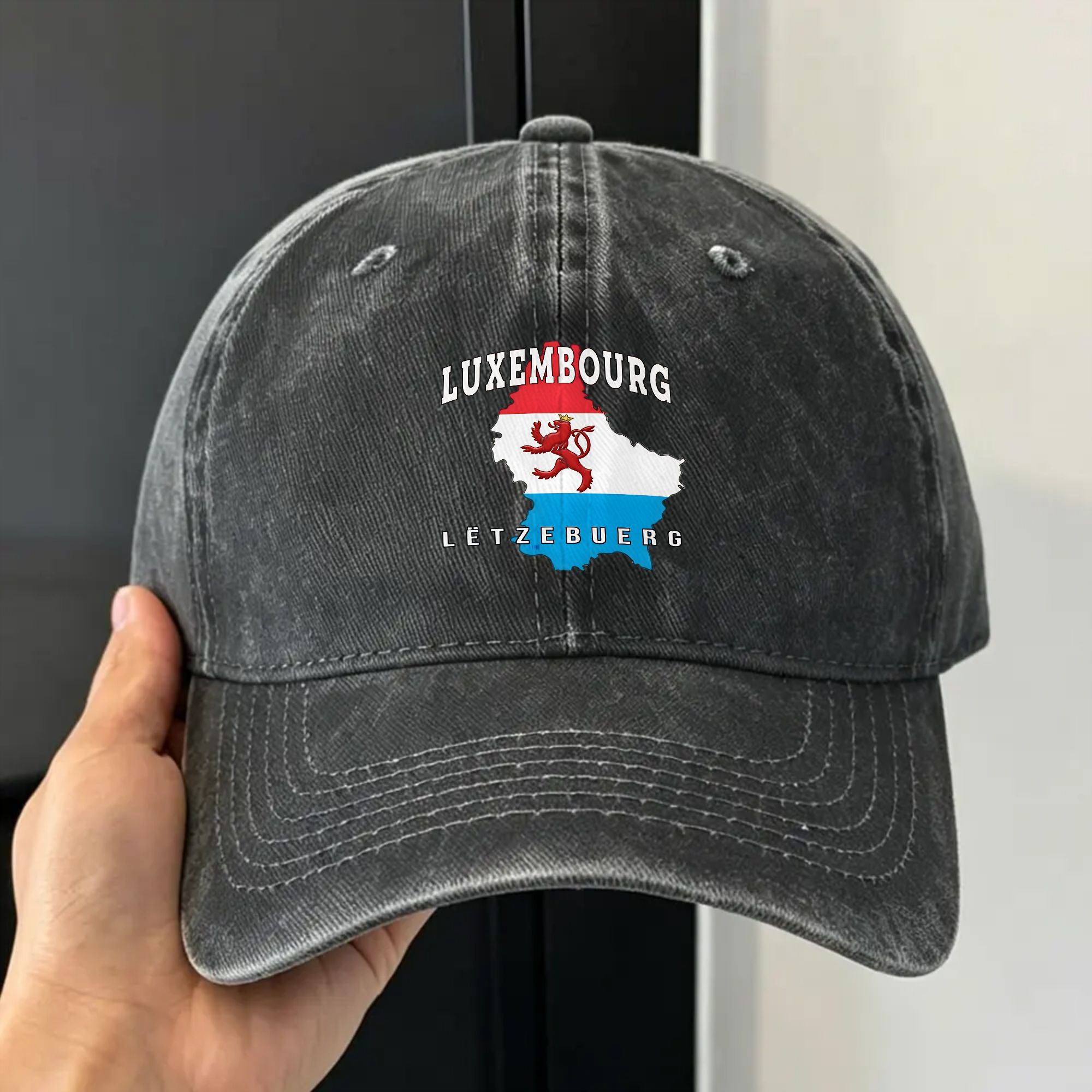 Outdoor Sport Luxembourg - Casquette de baseball décontractée Luxembourg Lëtzebuerg,