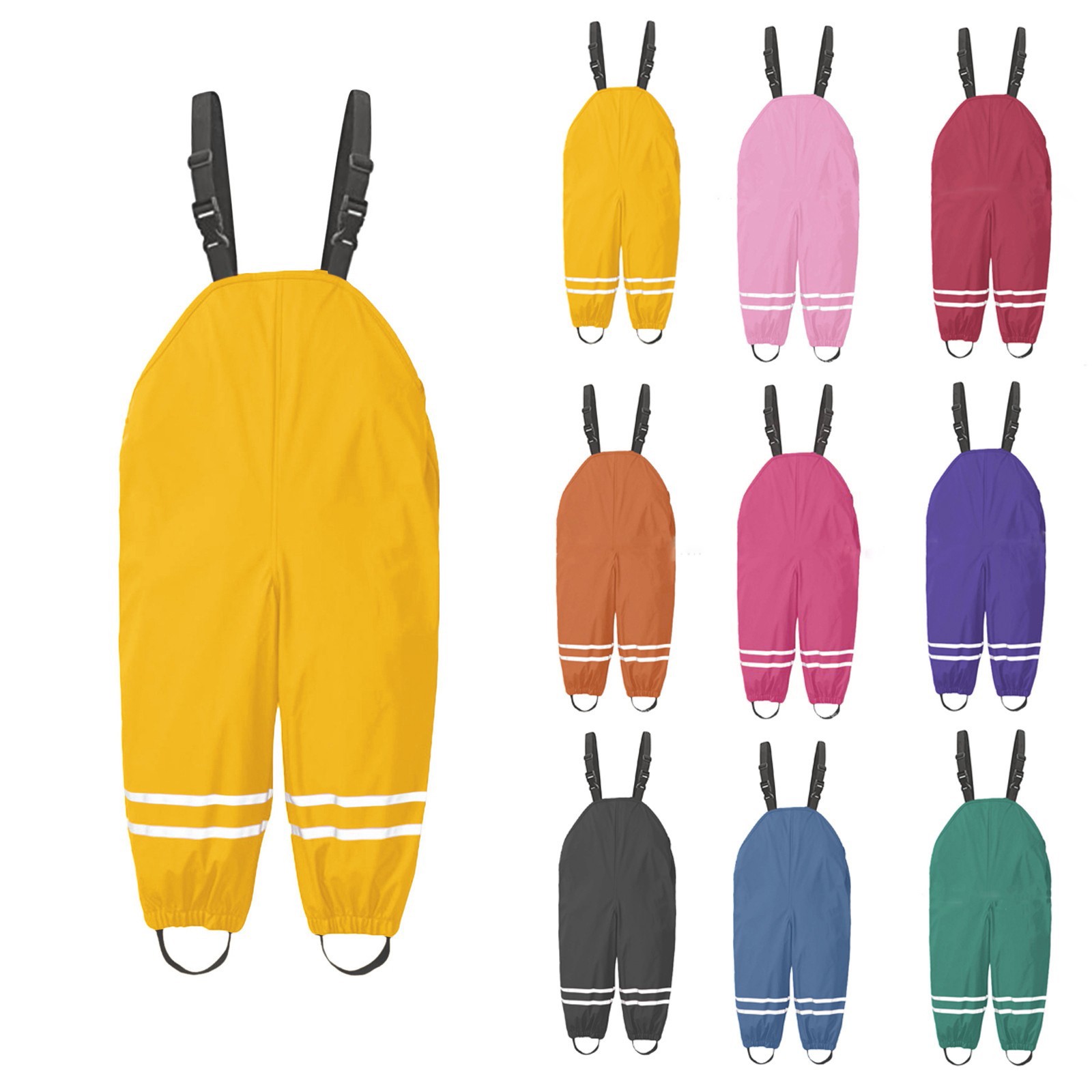 Outdoor Sport Waterproof Pants - 1-8Y pantalons de pluie enfant en