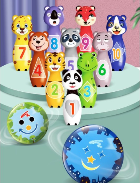 Indoor Sport And Outdoor Sports - Jouets de bowling solides en PU