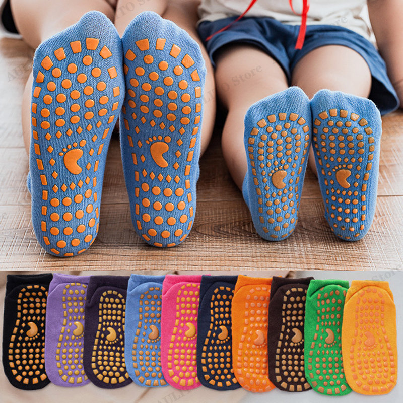 Trampoline Park Sock - Chaussettes de sol antidérapantes pour enfants