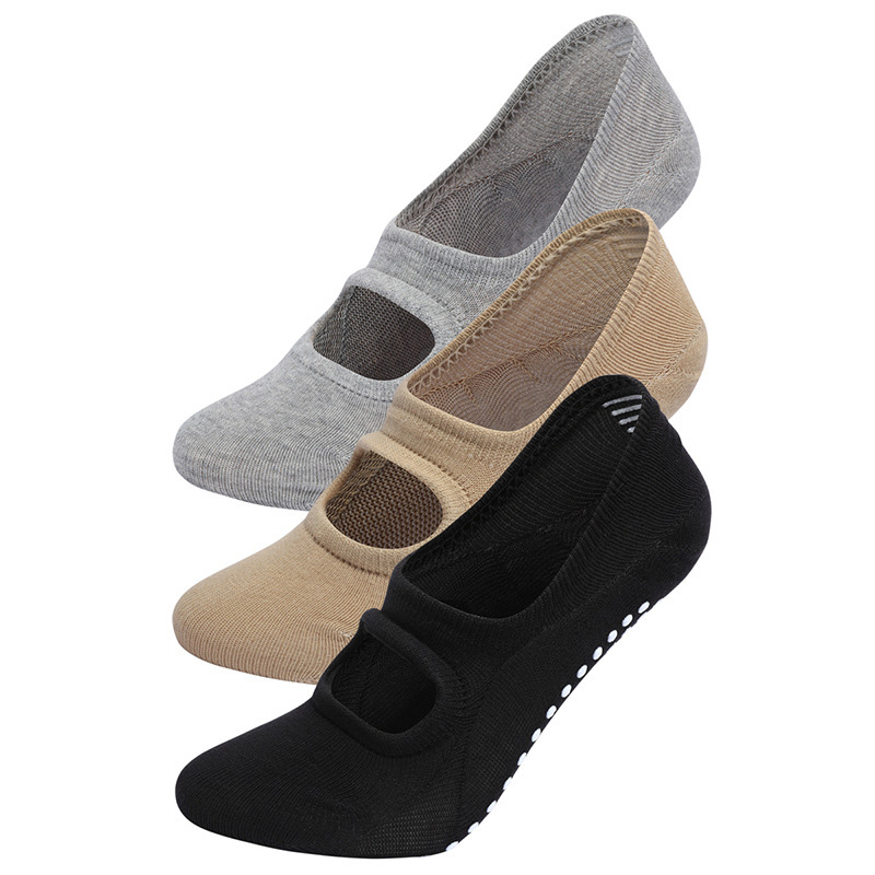 Trampoline Park Sock - Chaussettes dos nu pour aérobic, Pilates,